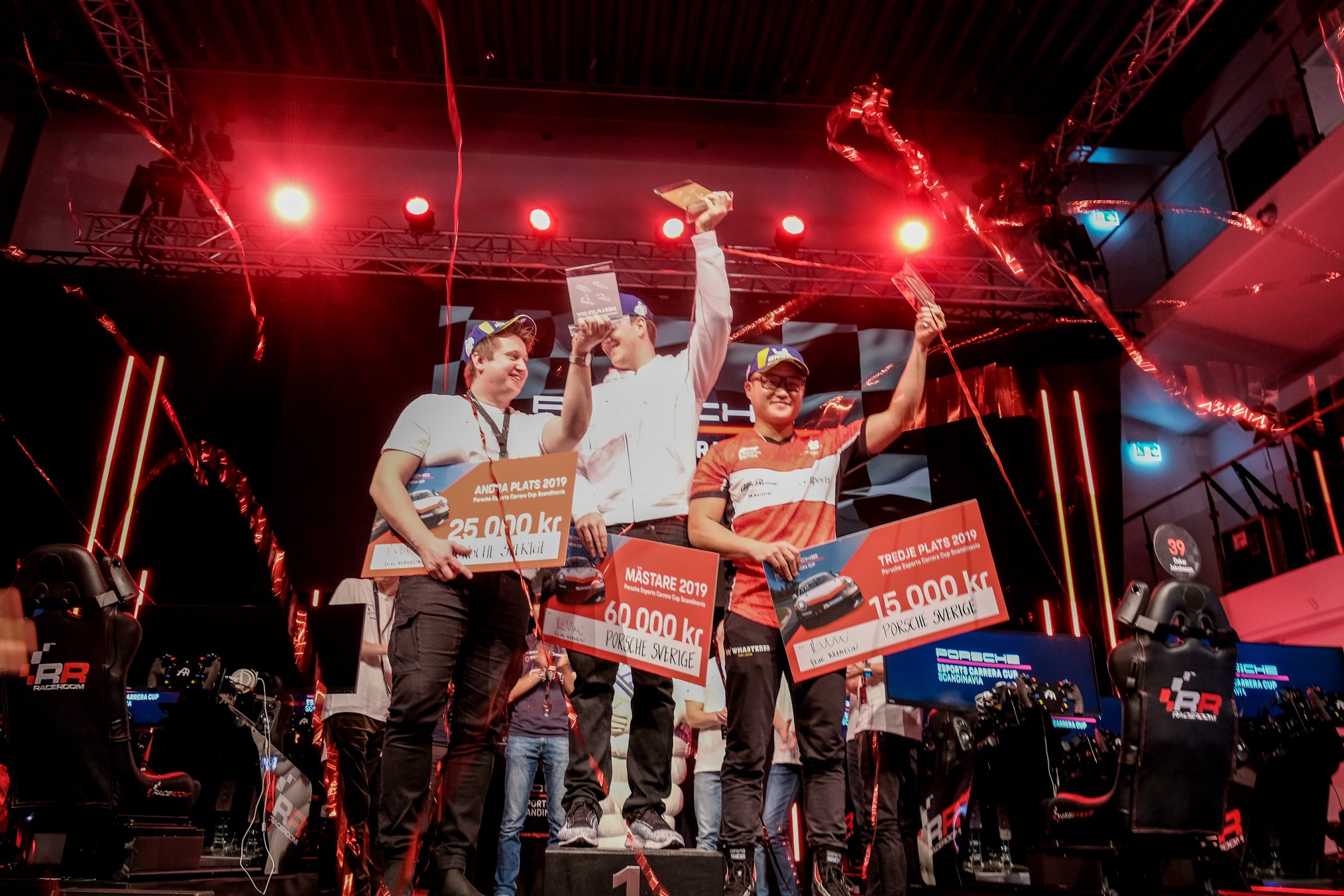 Porsche Esports Carrera Cup Scandinavia Podium